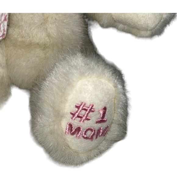 Boyds Bears Plush Teddy #1 Mom Felicity Hugs Jointed Floral Bow Mothers Day 10” - Picture 3 of 10